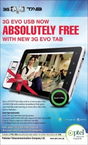 3GB USB Device Absolutely Free with New 3GB EVO Tab