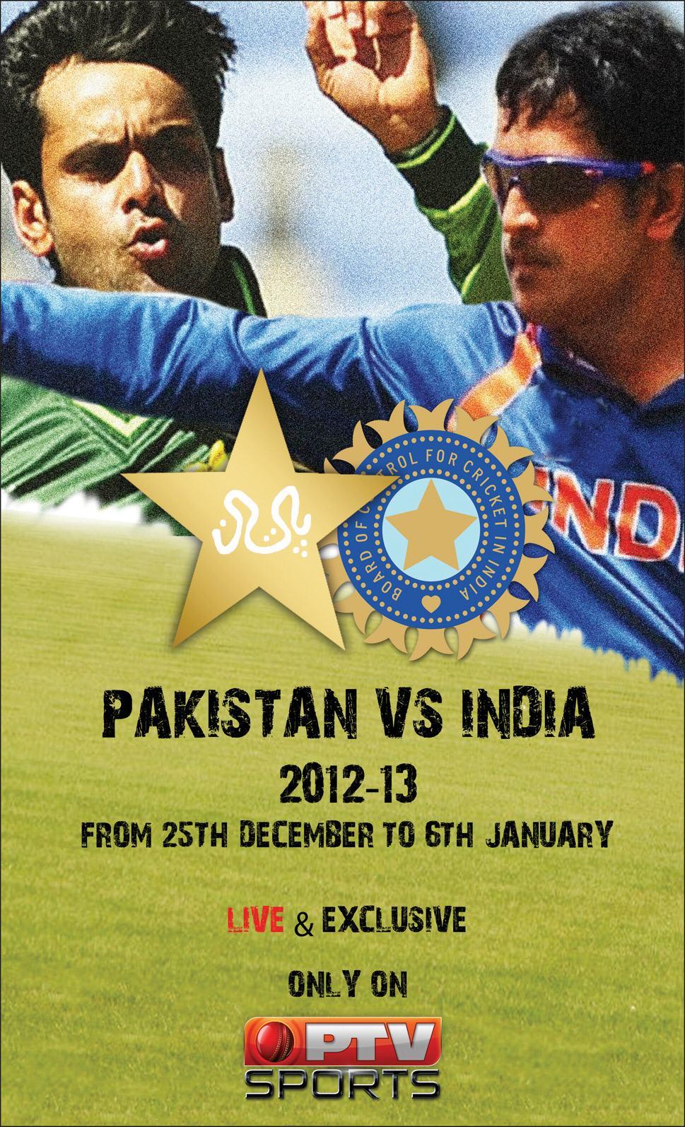 Pakistan VS India Cricket Series Schedule