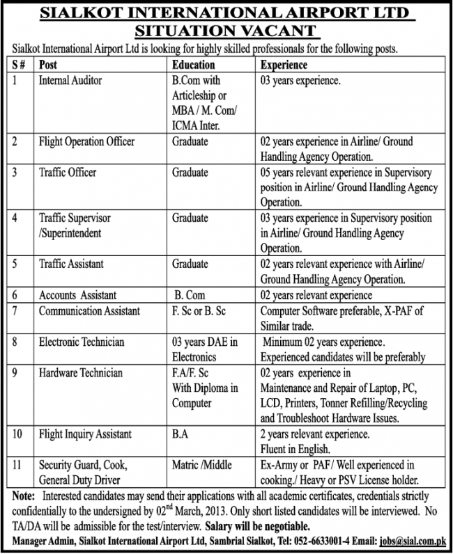 sialkot-international-airport-jobs-23-february-2013