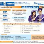 SZABIST-hyderabad-Admissions-Spring-2014