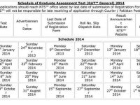 Schedule-of-Graduate-Assessment-Test-2024