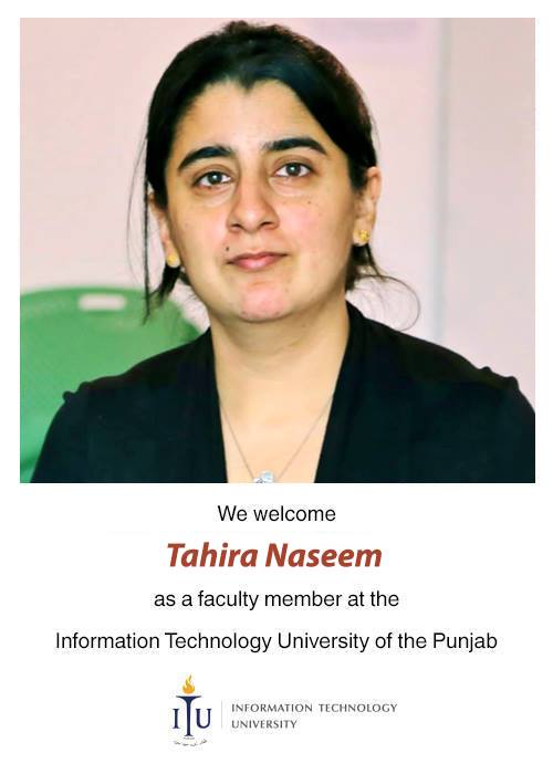 Dr Tahira Naseem