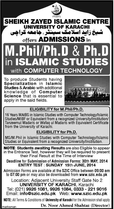 PhD-Admissions-in-Karachi-2024