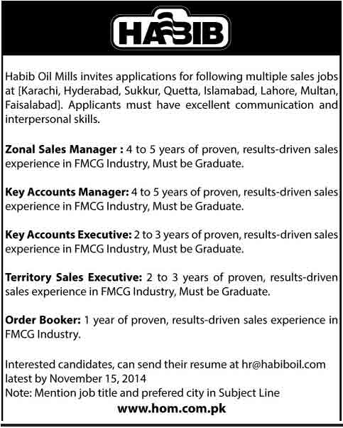 habib-oil-mill-jobs-2014