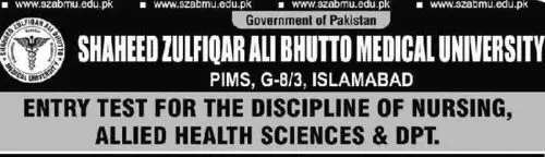 shaheed-zulfiqar-ali-bhutto-medical-university-entry-test