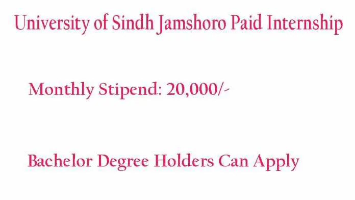 Sindh-University-Jamshoro-Internship-Program