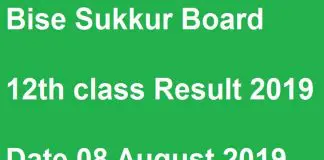 Bise-Sukkur-Board-12th-Class-Result-2019