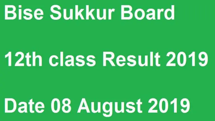 Bise-Sukkur-Board-12th-Class-Result-2019