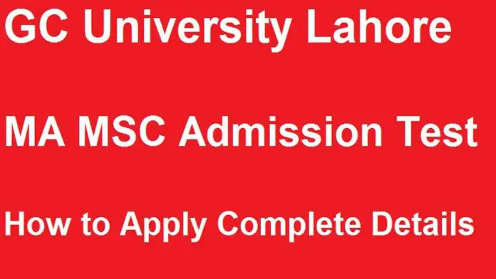 GC-University-Lahore-MA-MSC-Admissions-2019