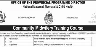 Sindh-Community-Midwifery-Training-Course-2020