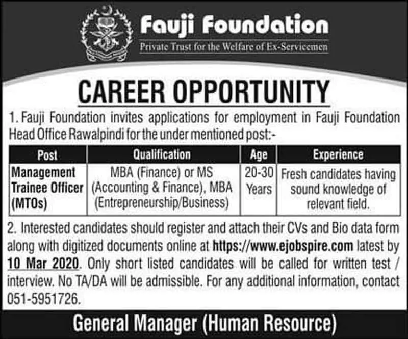 Fauji-Foundation-Management-Trainee