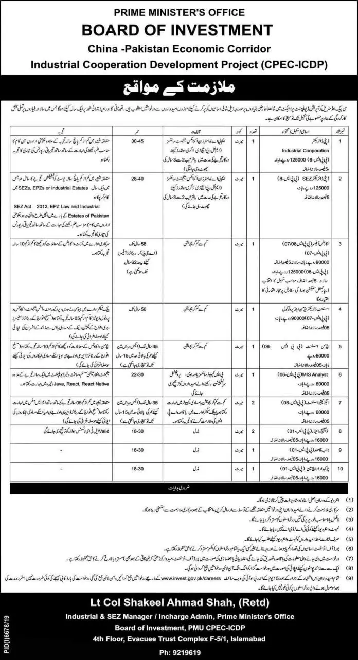 CPEC-Jobs-2020-Islamabad