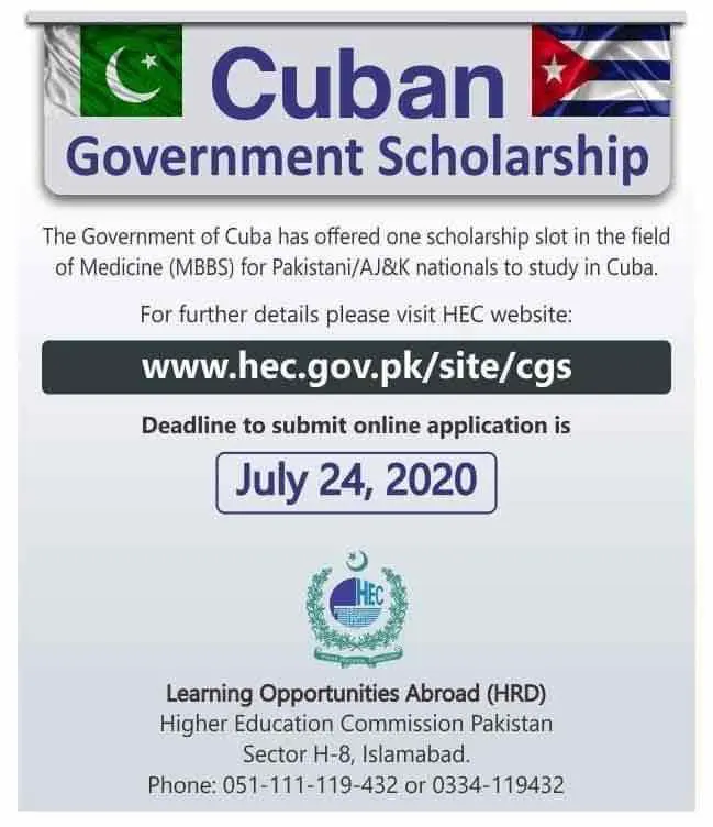 Cuban-Government-Scholarship-for-Pakistani-students