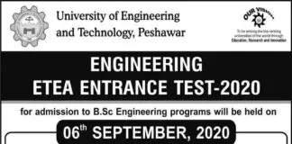 uet-Peshawar-entry-test-date-2020