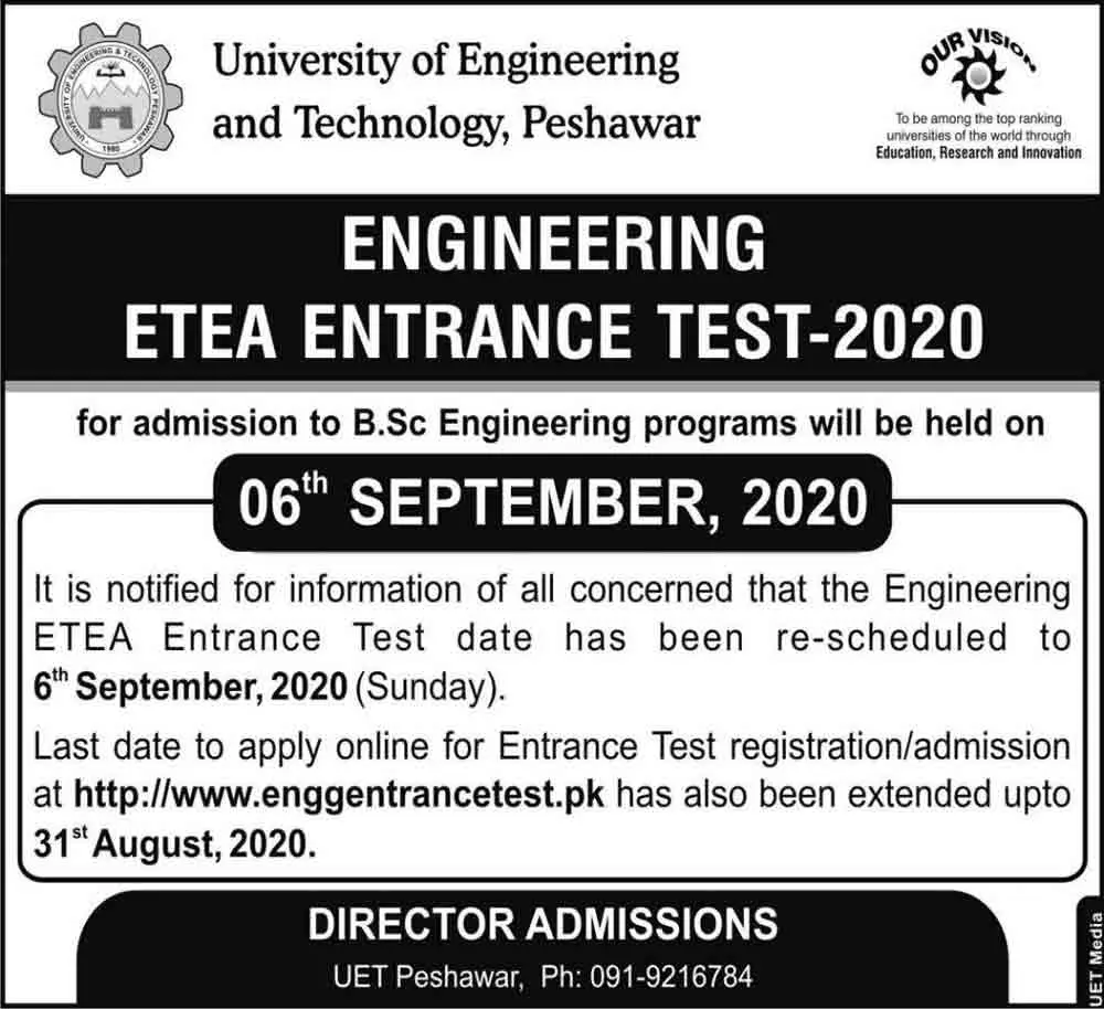 uet-Peshawar-entry-test-date-2023