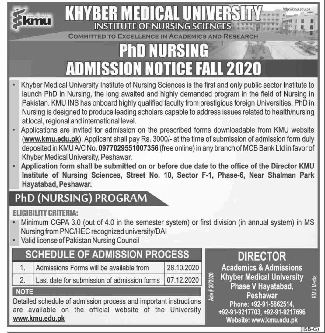 phd nursing admission