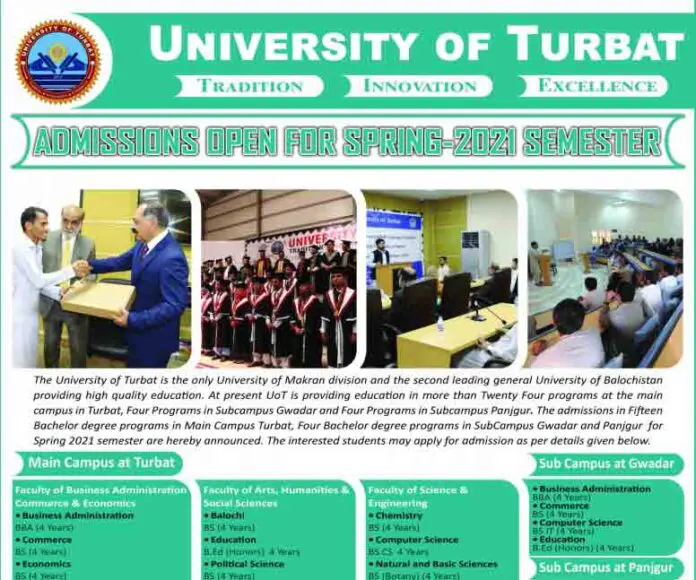 University-of-Turbat-Admission-2021