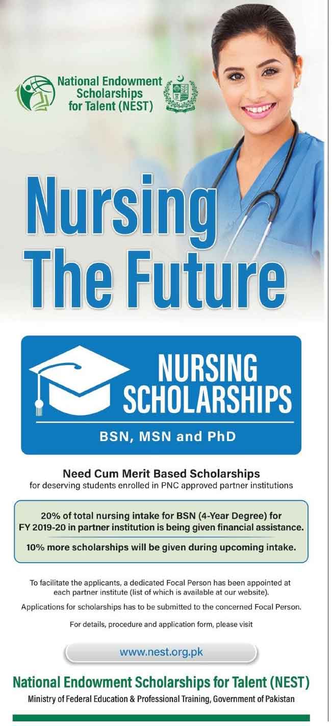 Nursing Scholarships 2024 NEST Application Form