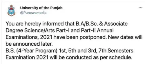 PU-Lahore-Exams-BA-BSC-2021