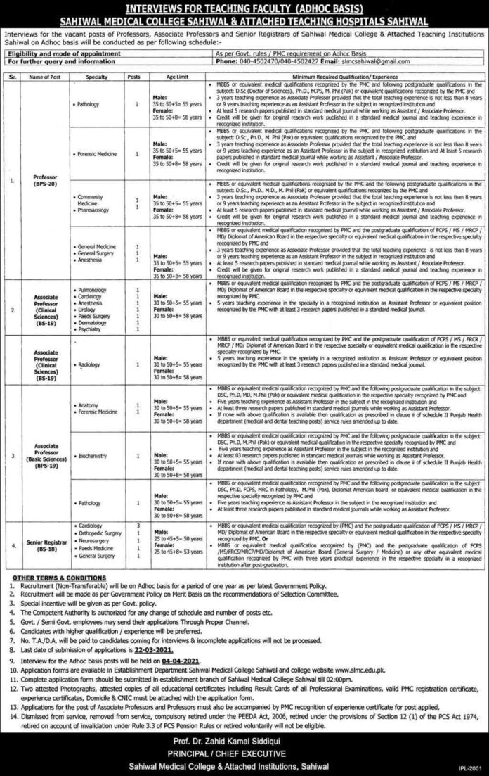 Sahiwal-Medical-College-Jobs-2021