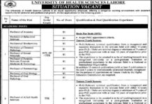 University-of-Health-Sciences-Lahore-Jobs-2021
