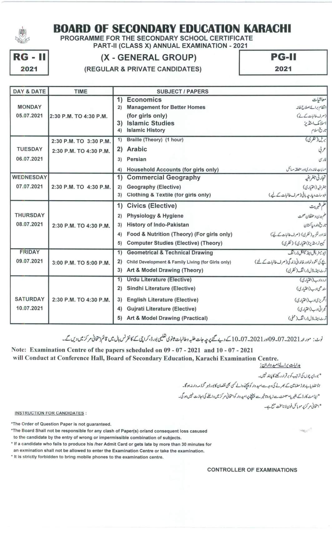 First Year Result 2024 Karachi Board Date Maggi Rosetta