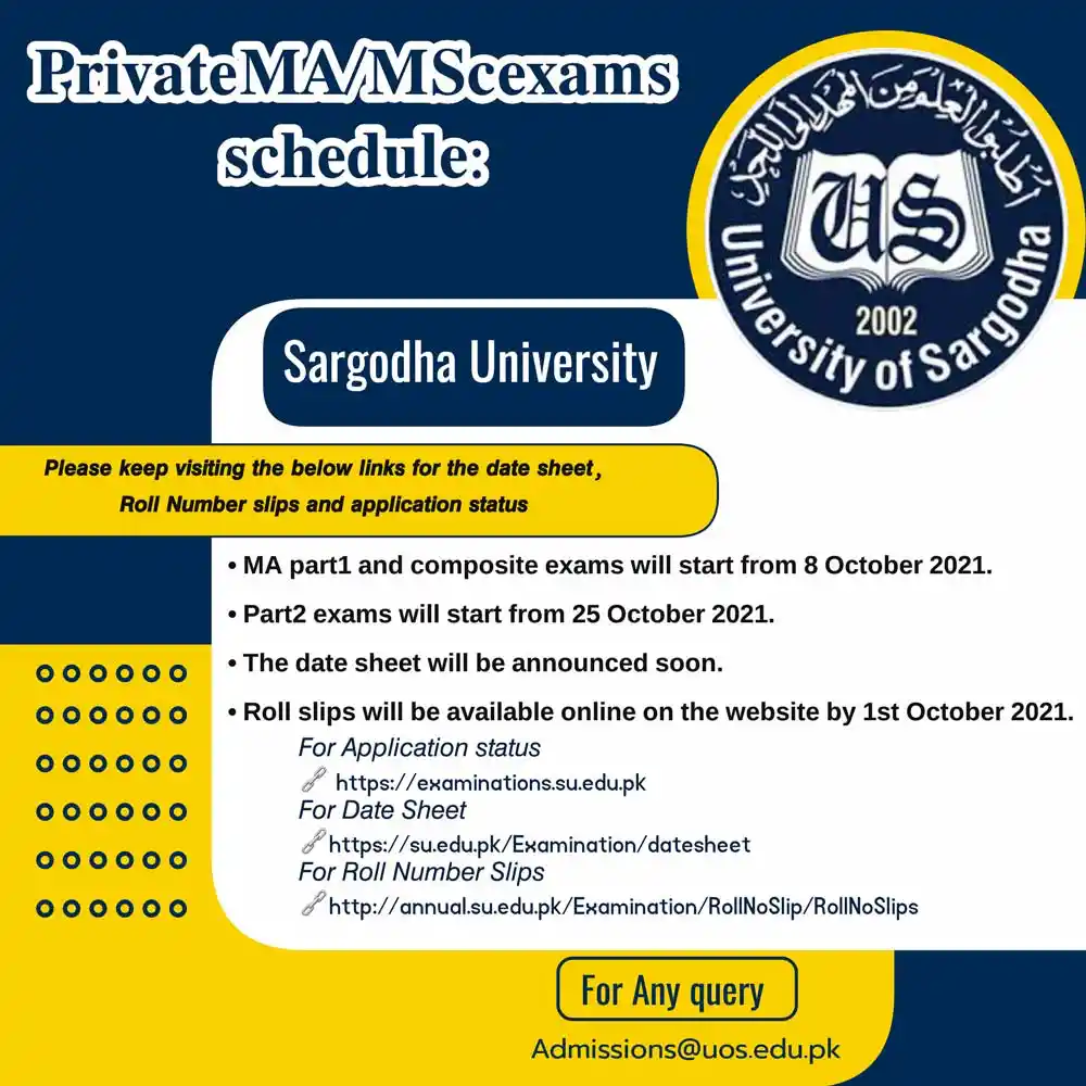 Sargodha-University-MA-MSC-Date-Sheet-2024