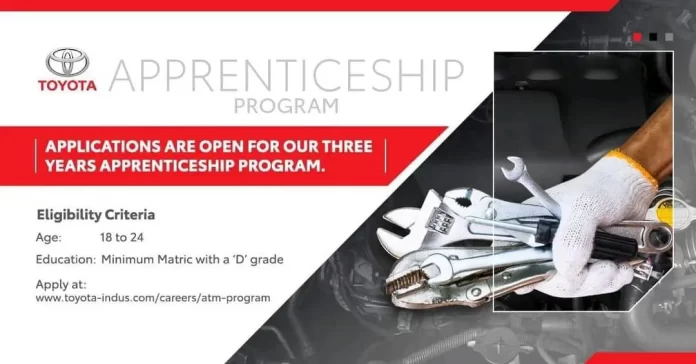 Toyota Indus Motor Apprenticeship 2022