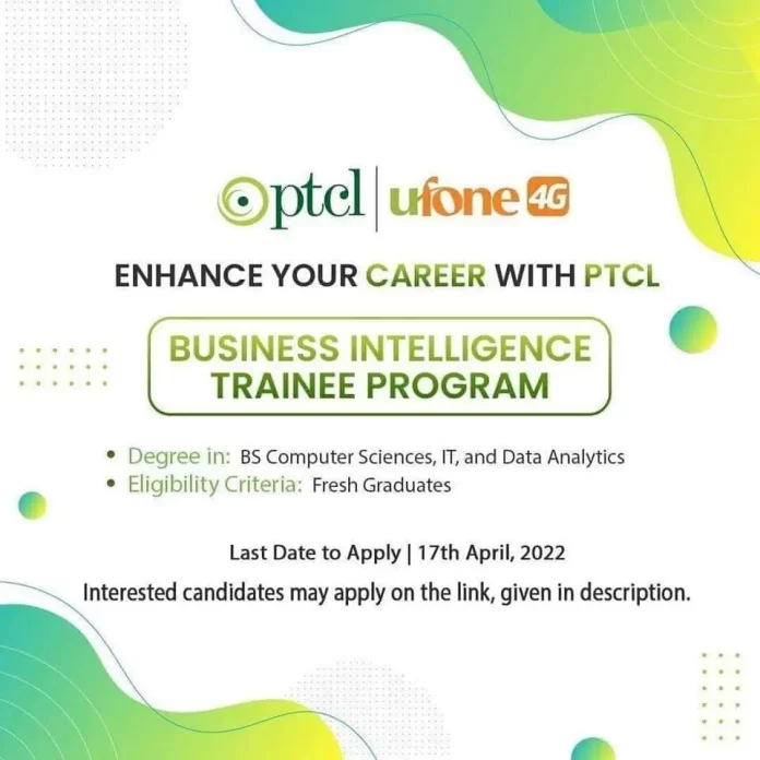 PTCL Business Intelligence Trainee Program 2024