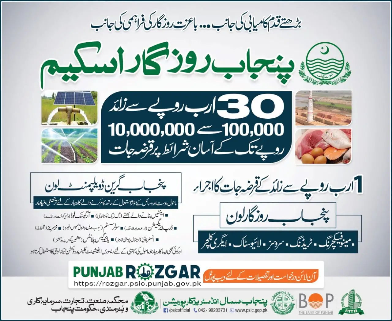 punjab rozgar scheme project business plan