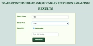 Bise Rawalpindi Board Matric Result 2022