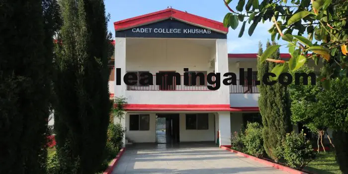 Cadet College Khushab Admission 2024