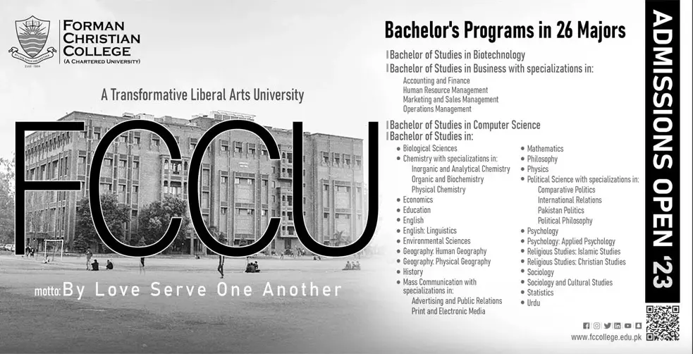 FC College Bachelor Admissions 2024