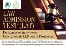 HEC Law Admission Test Date 2023
