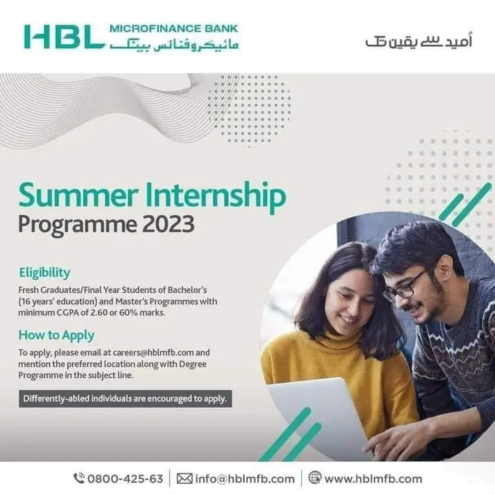 HBL Internship Training Program 2024 Habib Bank Apply Online