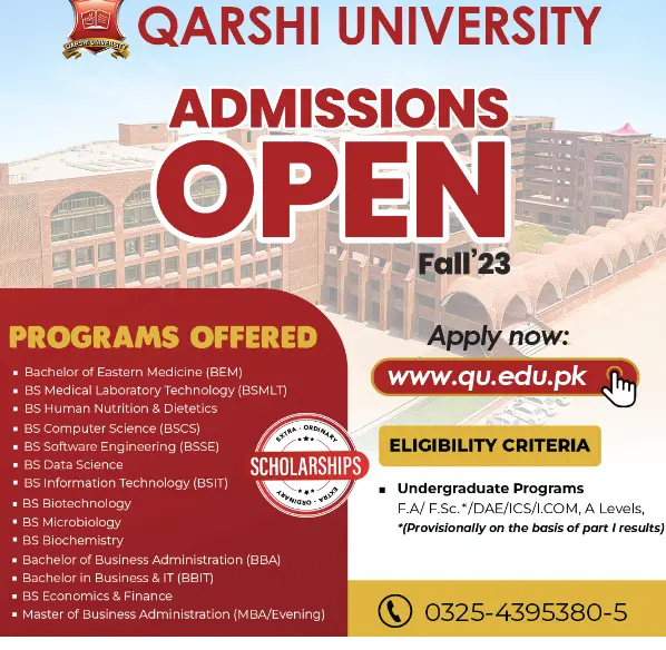 Qarshi University Lahore