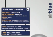 Air Blue Pakistan Jobs 2024 Cabin Crew