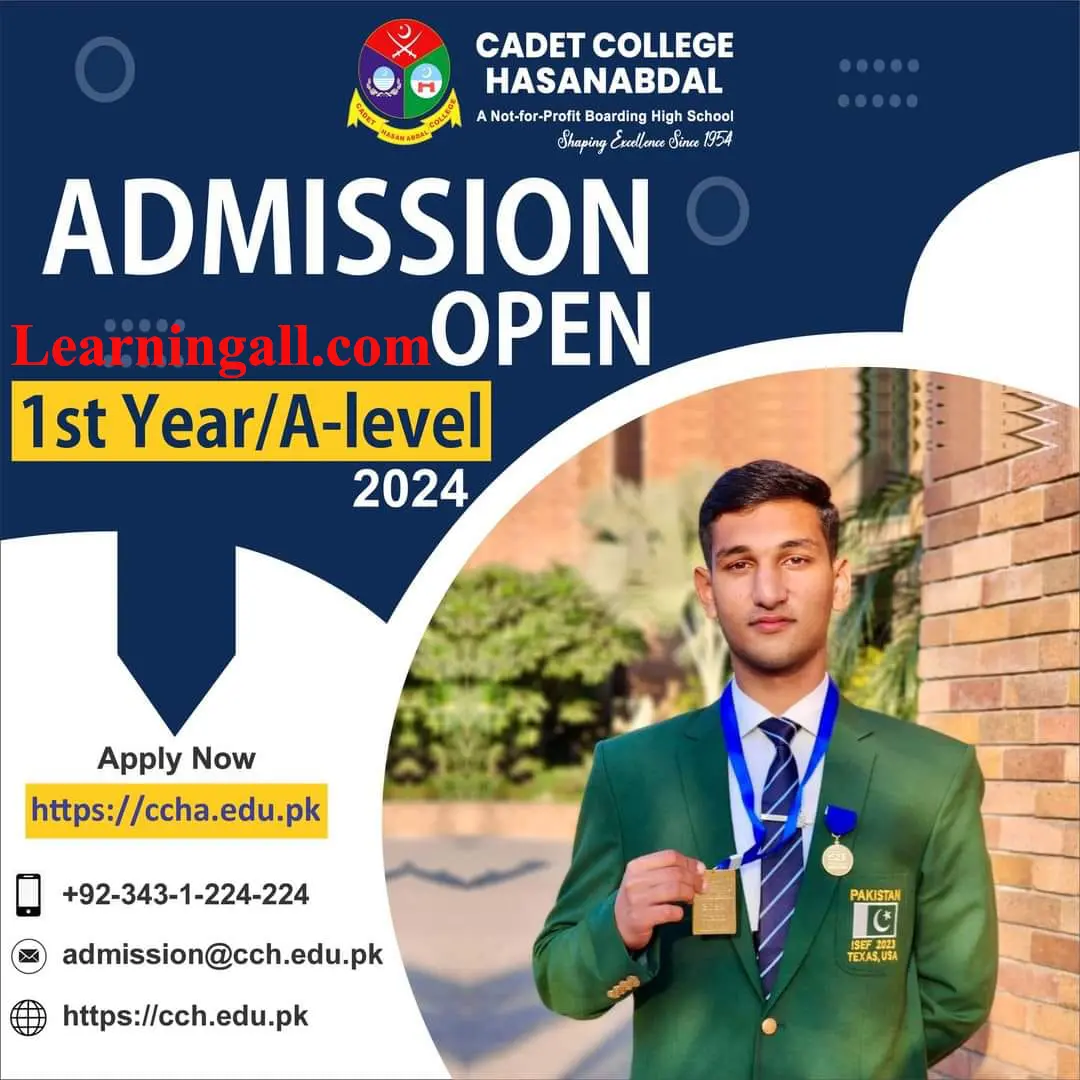 Cadet College Hasan Abdal Admission 2024 Fee