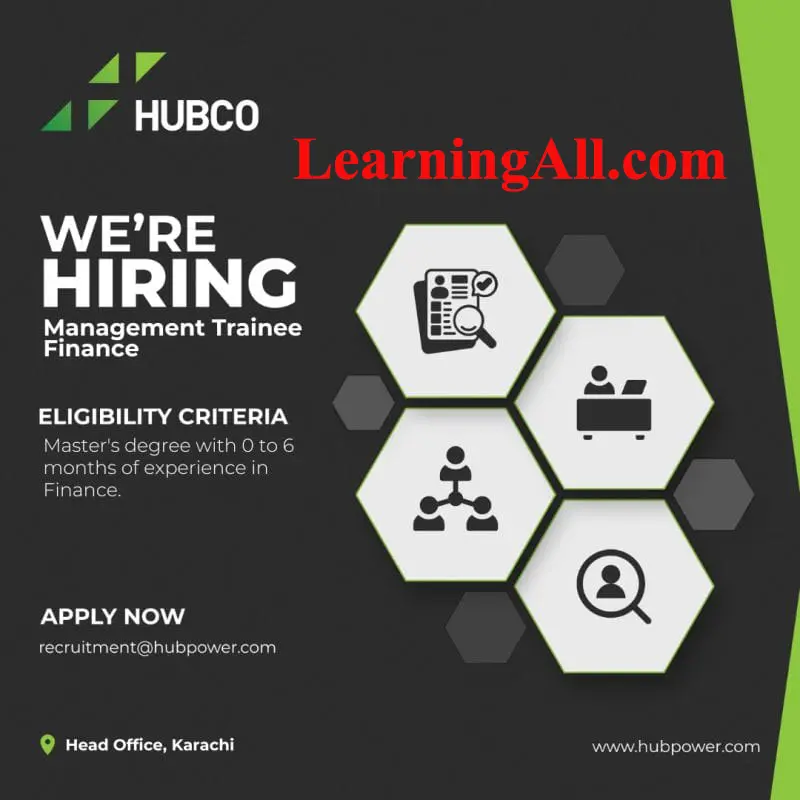 HUBCO Management Trainee Program 2024