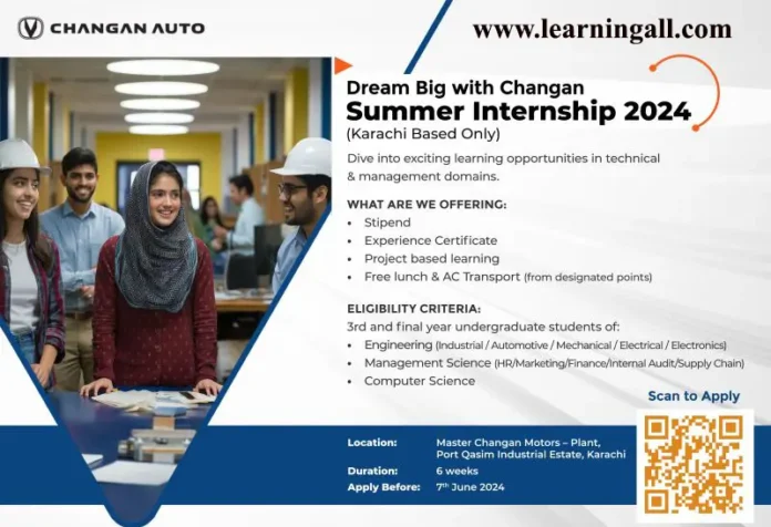 Changan Auto Summer Internship 2024