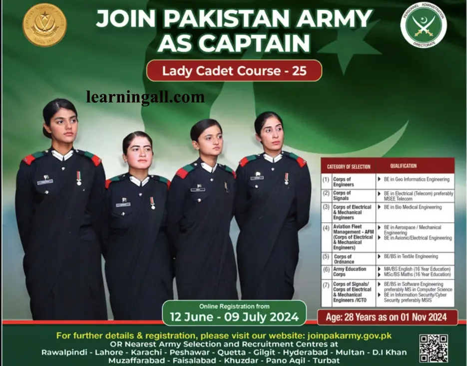 Lady Cadet Course 2024