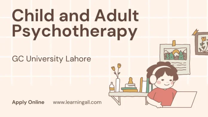 Child and Adult Psychotherapy Course