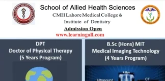 CMH Lahore School Allied Health Sciences