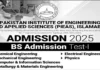 PIEAS BS Admission Test 2025